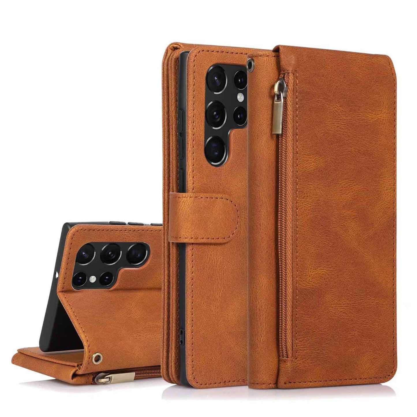 ⏰LAST DAY PROMOTION 50% OFF-2023 Lastest Luxury Leather Flip Wallet Phone Case For Samsung S23 Series