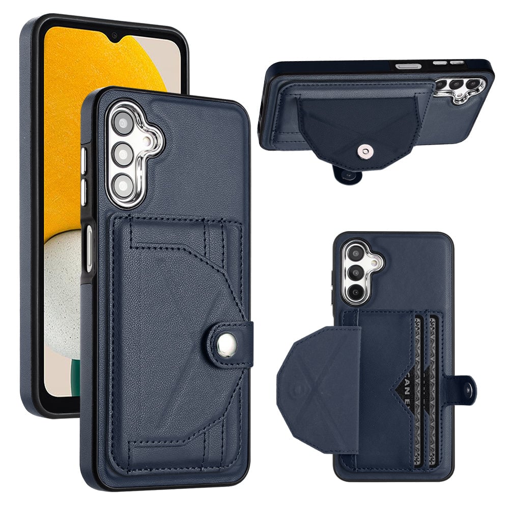 Rear Cover Type Leather Card Holster Phone Case For SAMSUNG Galaxy A15