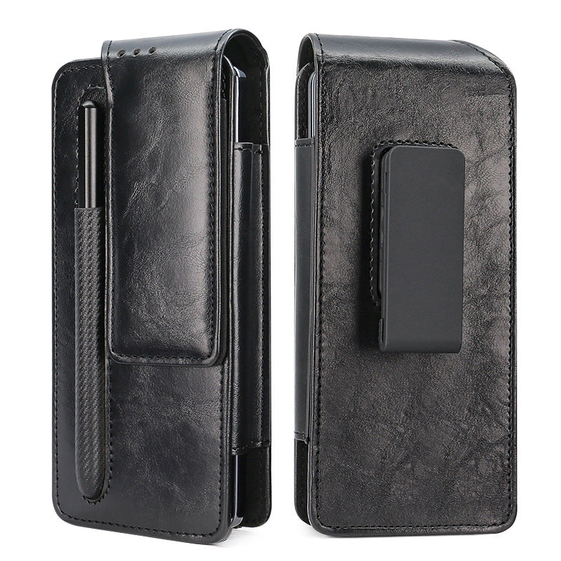 Suitable For Samsung Fold3/4/5 Business Folding Screen Universal Mobile Phone Bag With S-Pen Pen Slot