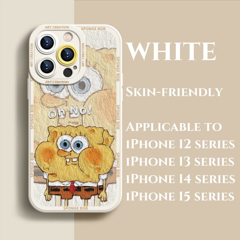 Frosted Angel Eyes Fully Painted Phone Case