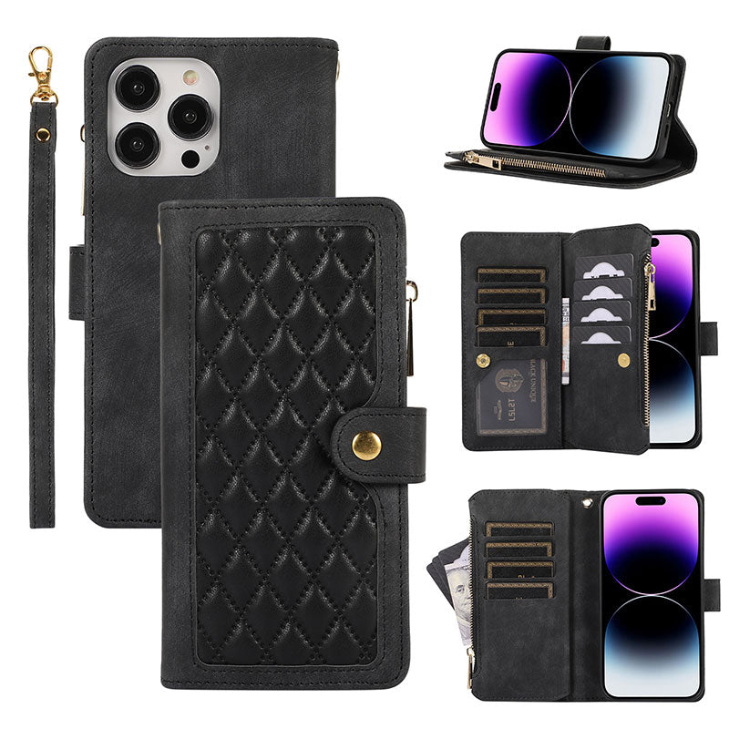 Multifunctional Flip Wallet Phone Case for iPhone