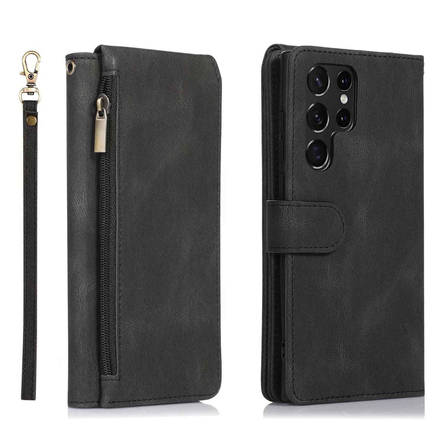 ⏰LAST DAY PROMOTION 50% OFF-2023 Lastest Luxury Leather Flip Wallet Phone Case For Samsung S23 Series