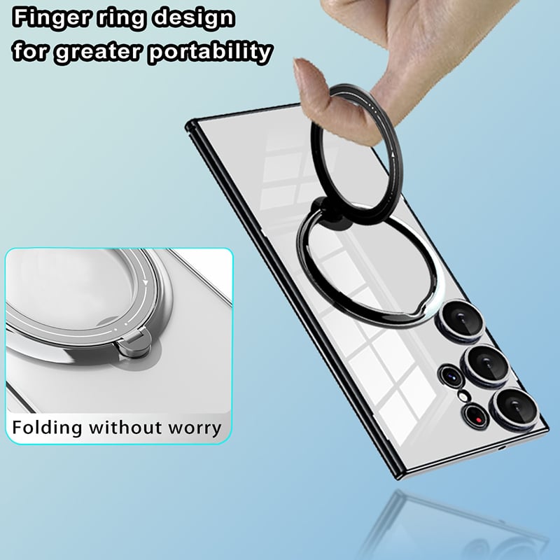 Samsung Transparent Magnetic Case with Invisible Stand