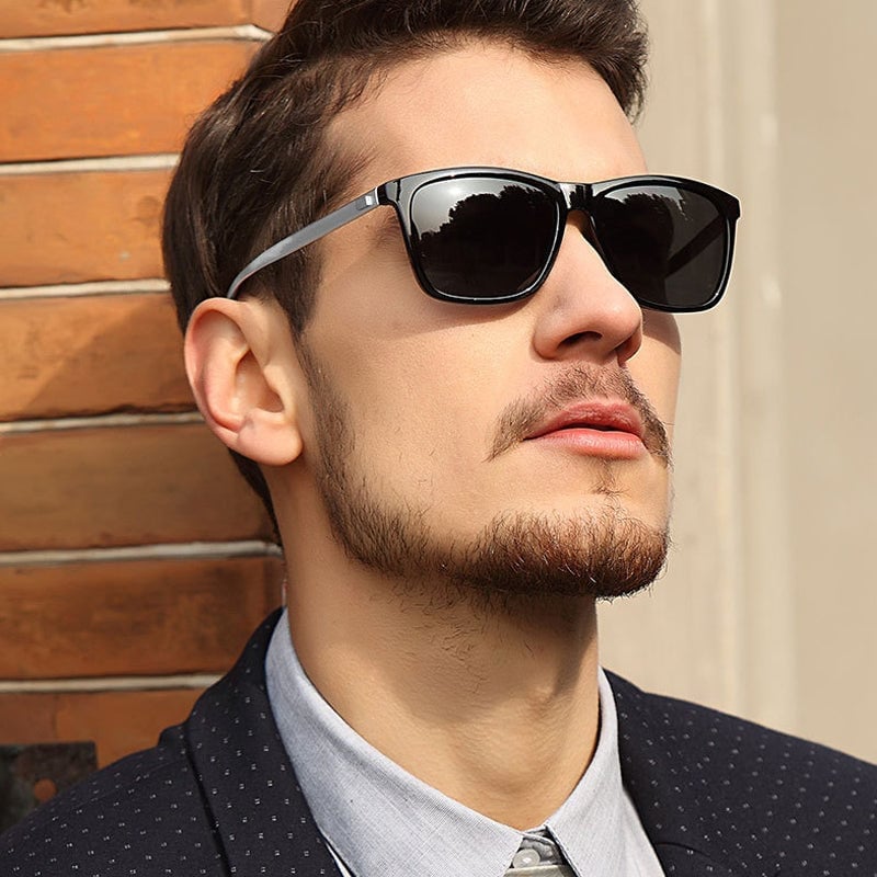 🔥Reducere de 40%🔥Ochelari de soare polarizați cu ramă din aluminiu și magneziu pentru bărbați 🕶MATERIALE UȘOARE DE ÎNALTA REZISTENȚĂ🕶