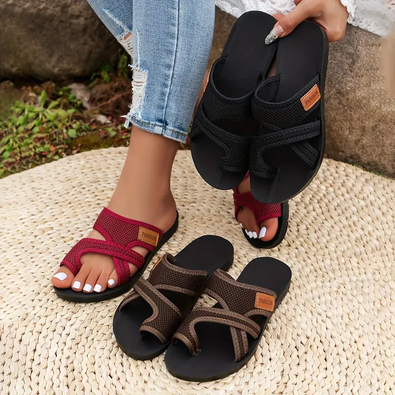 🔥Summer Sizzler Sale 49%✨2024 Sandal Gelongsor Jaring Berongga Wanita 