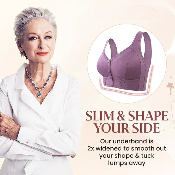 💥2024 New front-opening breathable bra, suitable for the elderly🌹