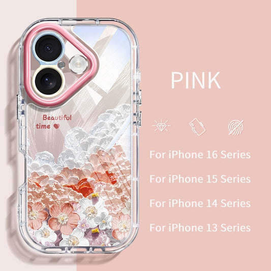 Acrylic Oil Painting Anti-fall Phone Case For iPhone