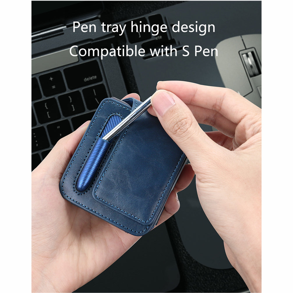 Suitable for Samsung Flip 3/4/5 Folding Screen Mobile Phone Belt Bag with Pen Slot