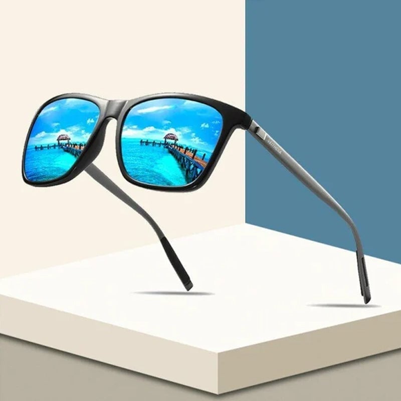 🔥Reducere de 40%🔥Ochelari de soare polarizați cu ramă din aluminiu și magneziu pentru bărbați 🕶MATERIALE UȘOARE DE ÎNALTA REZISTENȚĂ🕶