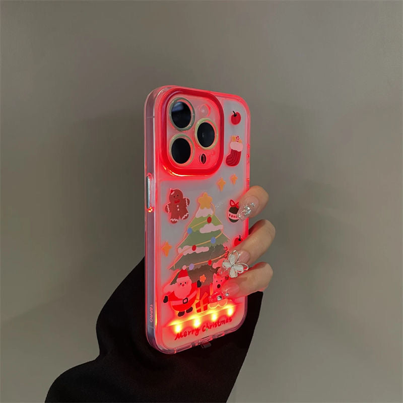 Christmas Tree Luminous Case For iPhone