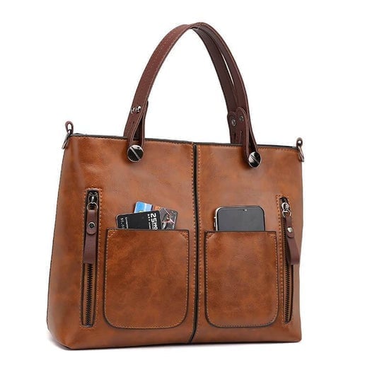 Women's Vintage Leather Shoulder Bag