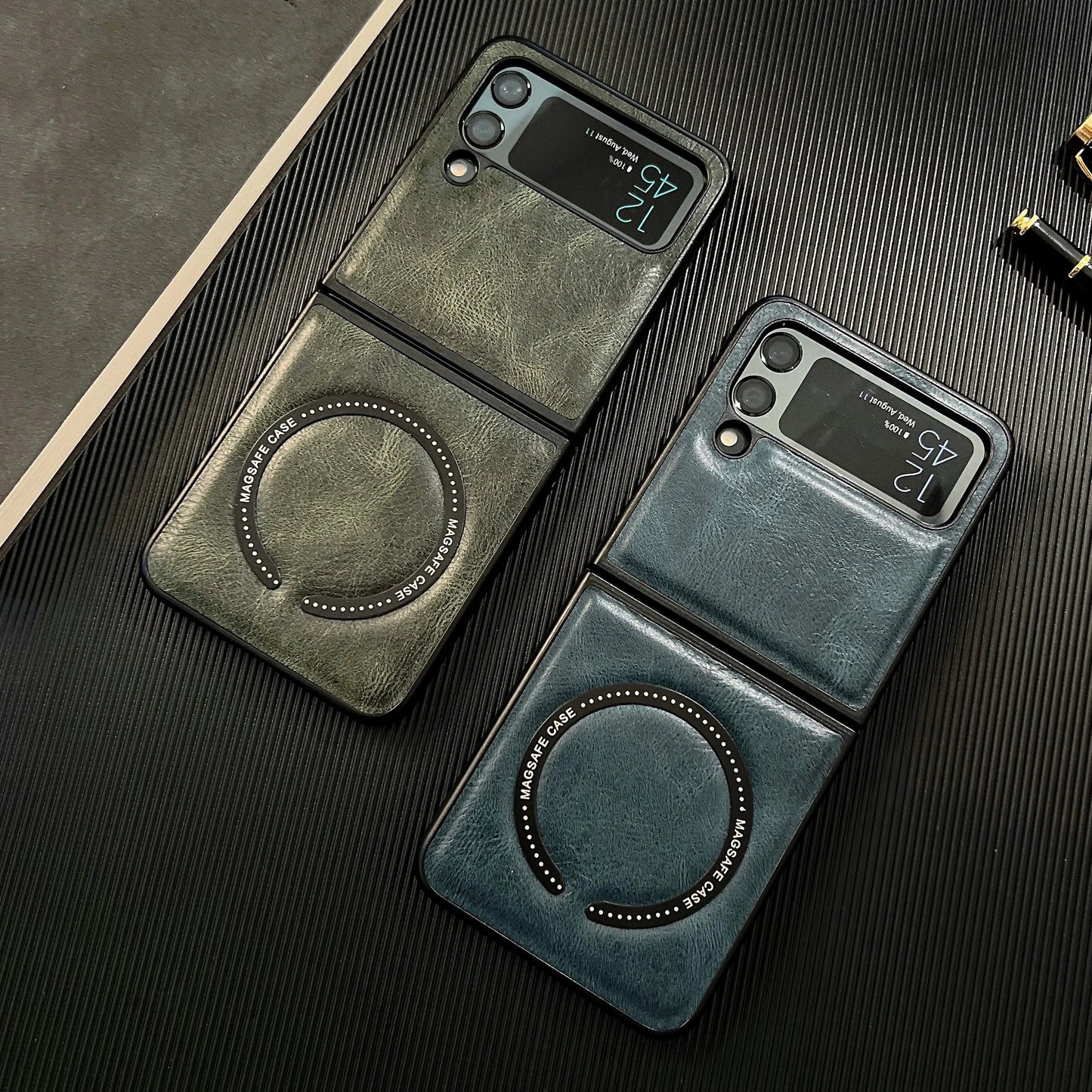 Preimum PU Leather Case  For Samsung Galaxy Z Flip