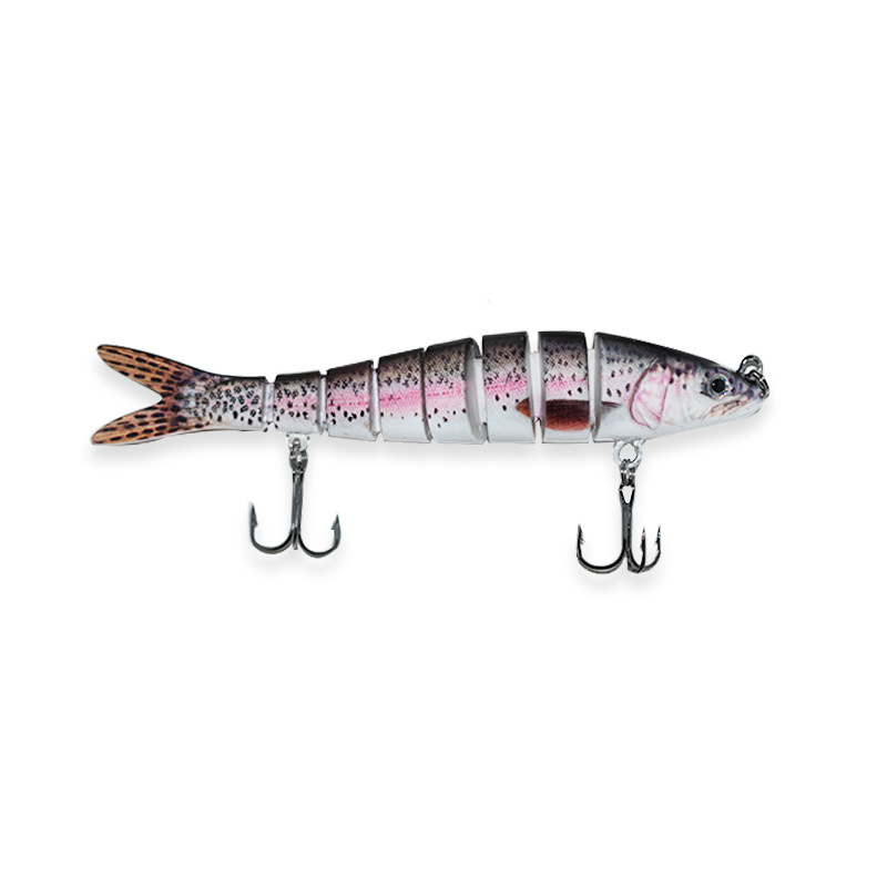 Multi-section simulated fishing bait