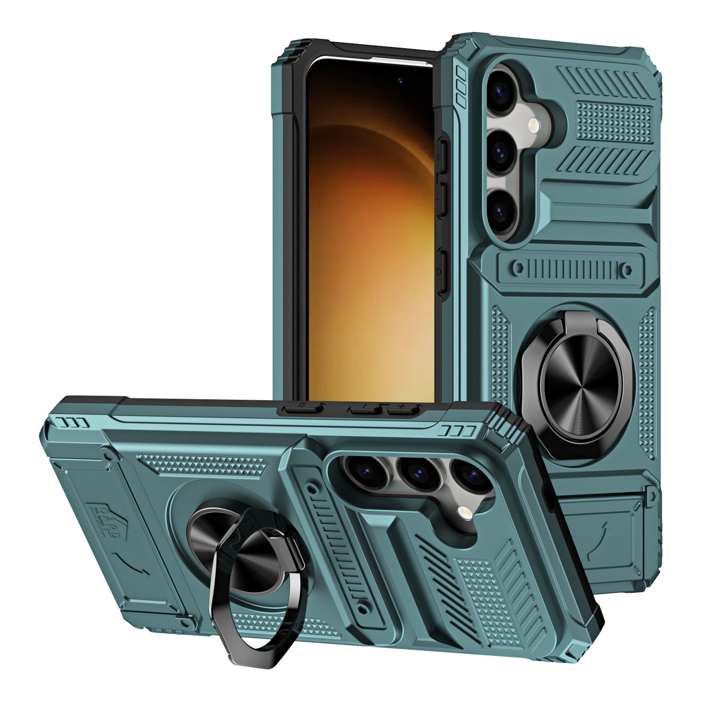 Magnetic Metal Kickstand Shockproof Armor Phone case For Samsung Galaxy A15 A25 A35