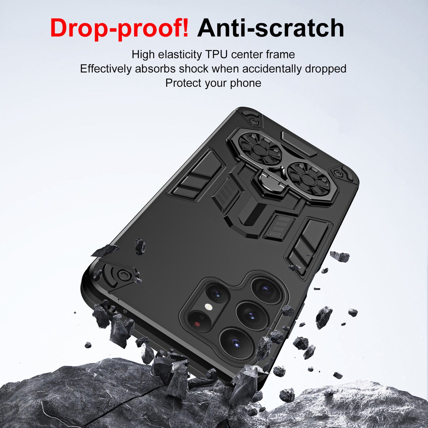 Compatible With Samsung Ring Stand Phone Case