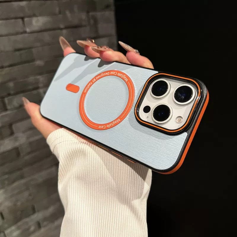 Macaron Color Phone Case - Magnetic Charging Compatible