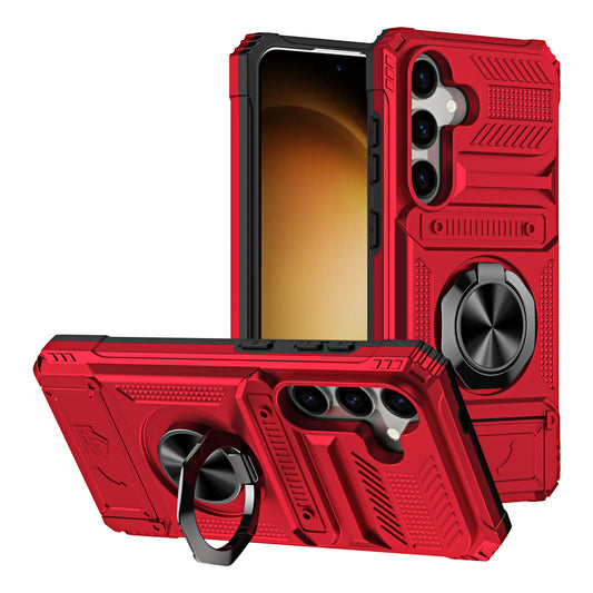 Magnetic Metal Kickstand Shockproof Armor Phone case For Samsung Galaxy