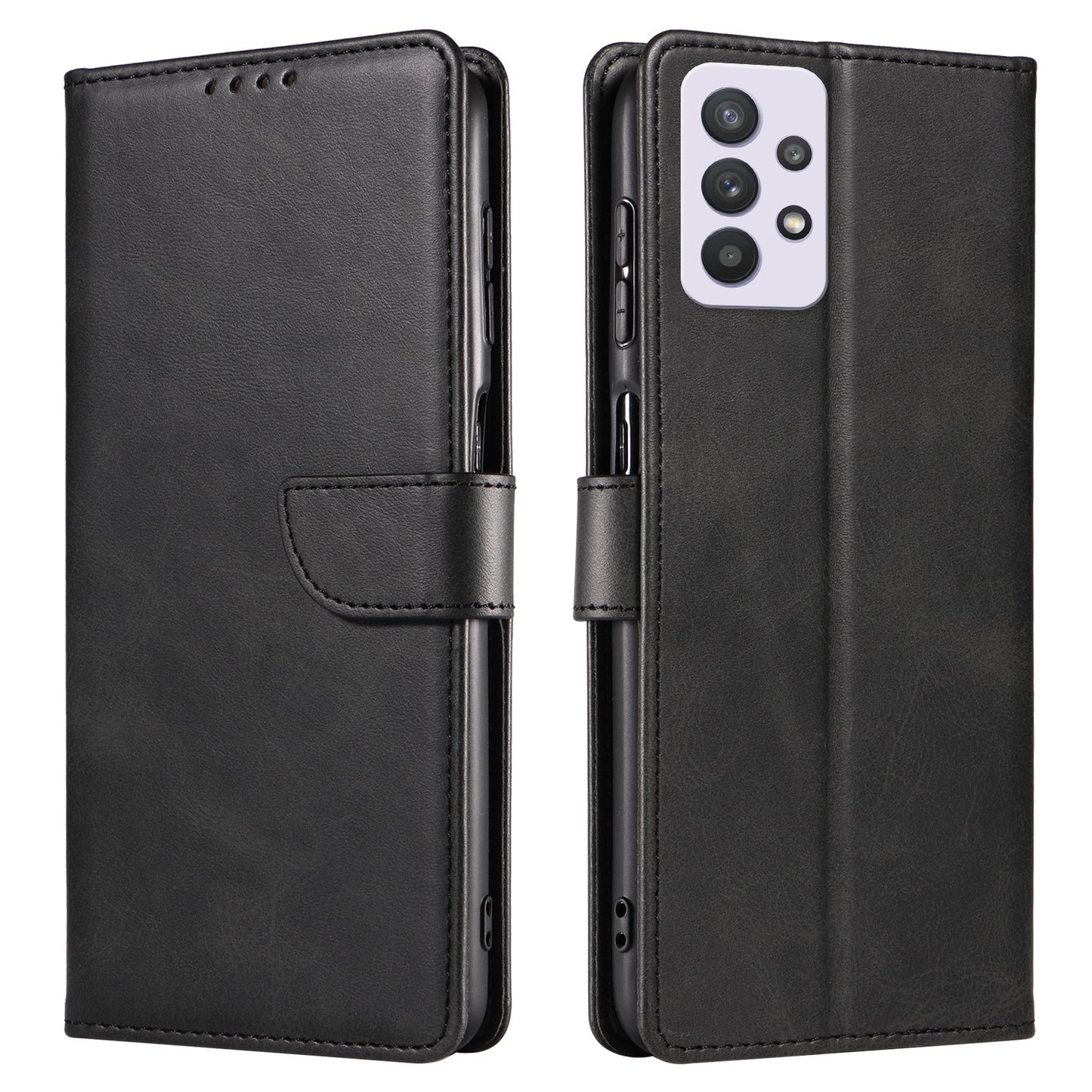 New high-grade calf leather flip phone case