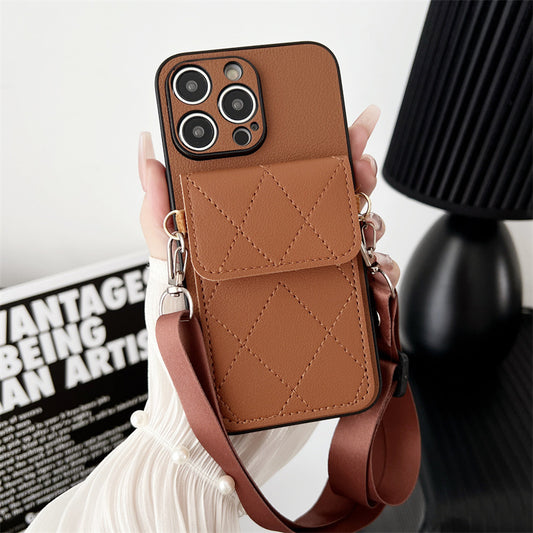 Hot selling card strap mobile phone case