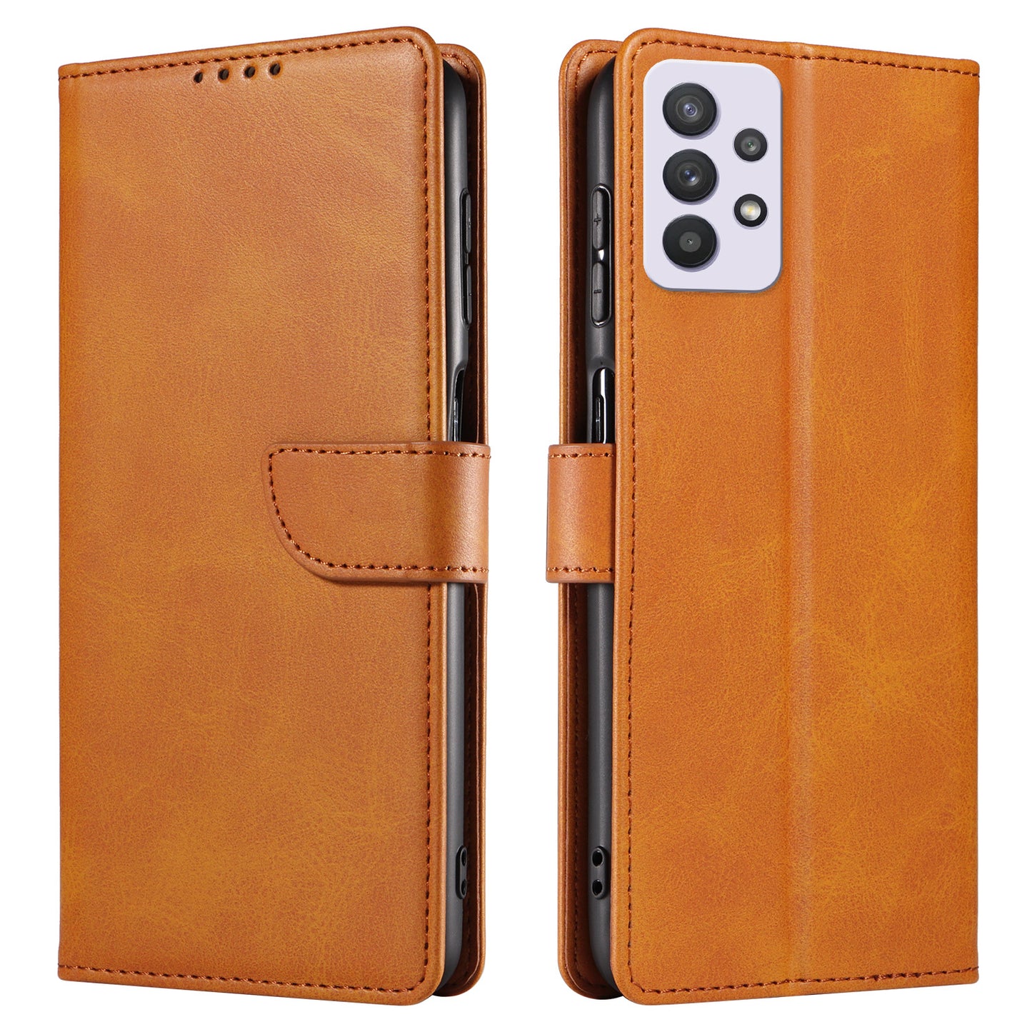 New high-grade calf leather flip phone case