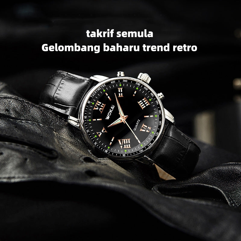 jam tangan kuarza perniagaan wokai! Diskaun 50% 119RMJam tangan kuarza perniagaan retro! Diskaun 50% 119RM