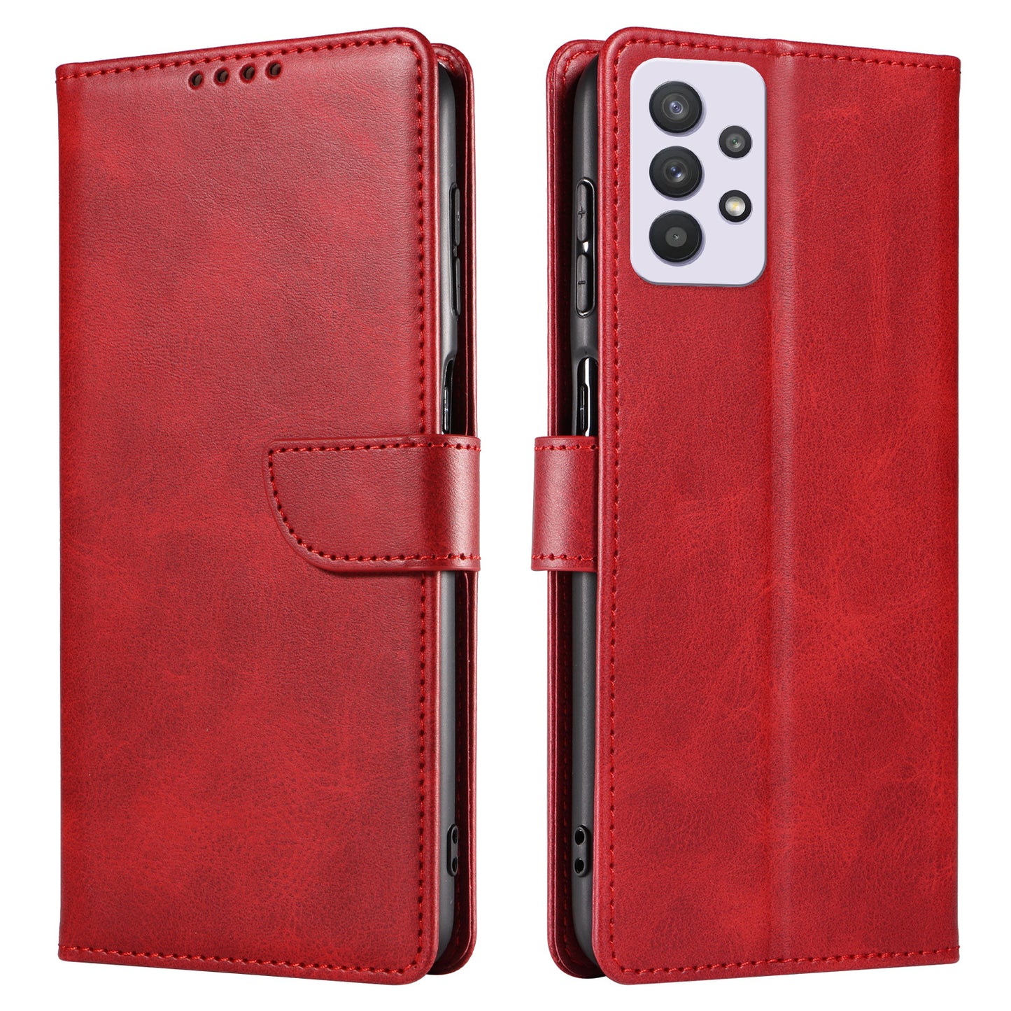 New high-grade calf leather flip phone case