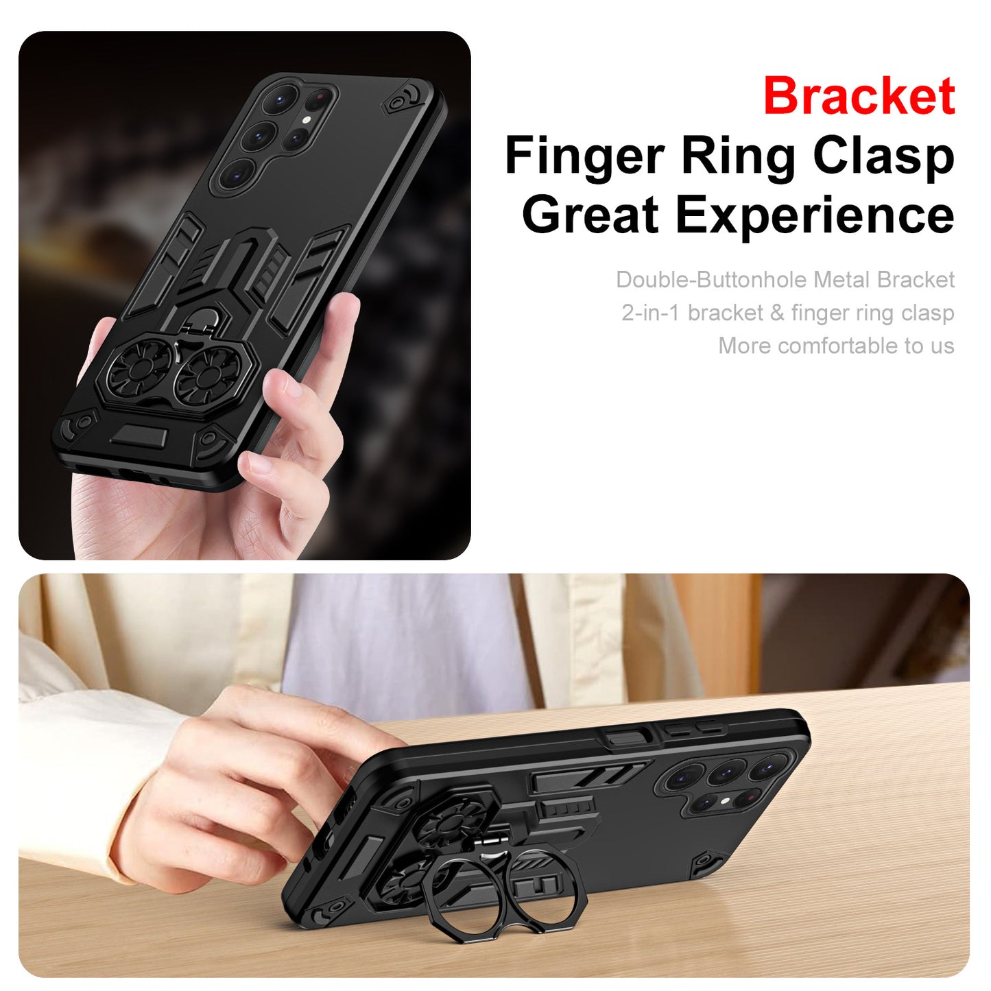 Compatible With Samsung Ring Stand Phone Case