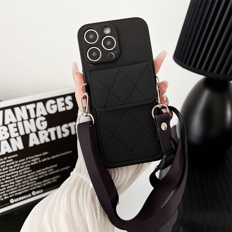 Hot selling card strap mobile phone case