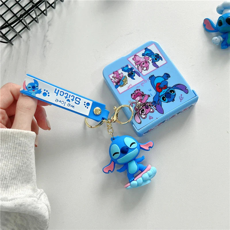 Husă cu desene animate Angel Stitch pentru seria Galaxy Z Flip 