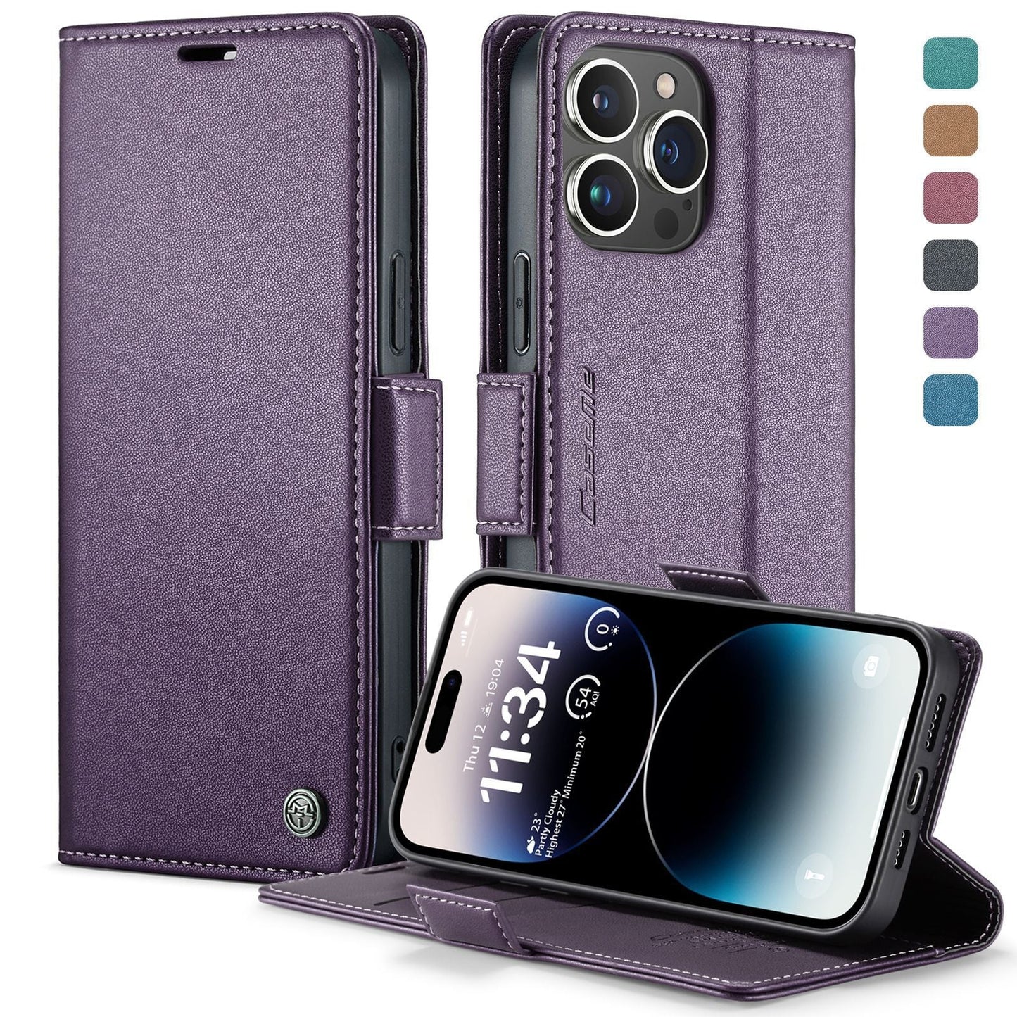 New Card Leather Case Flip Phone Case