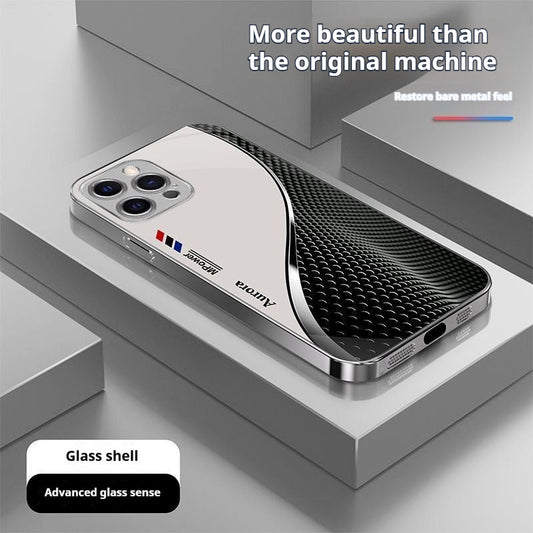 Casing Ponsel Apple dengan Kurva Kreatif
