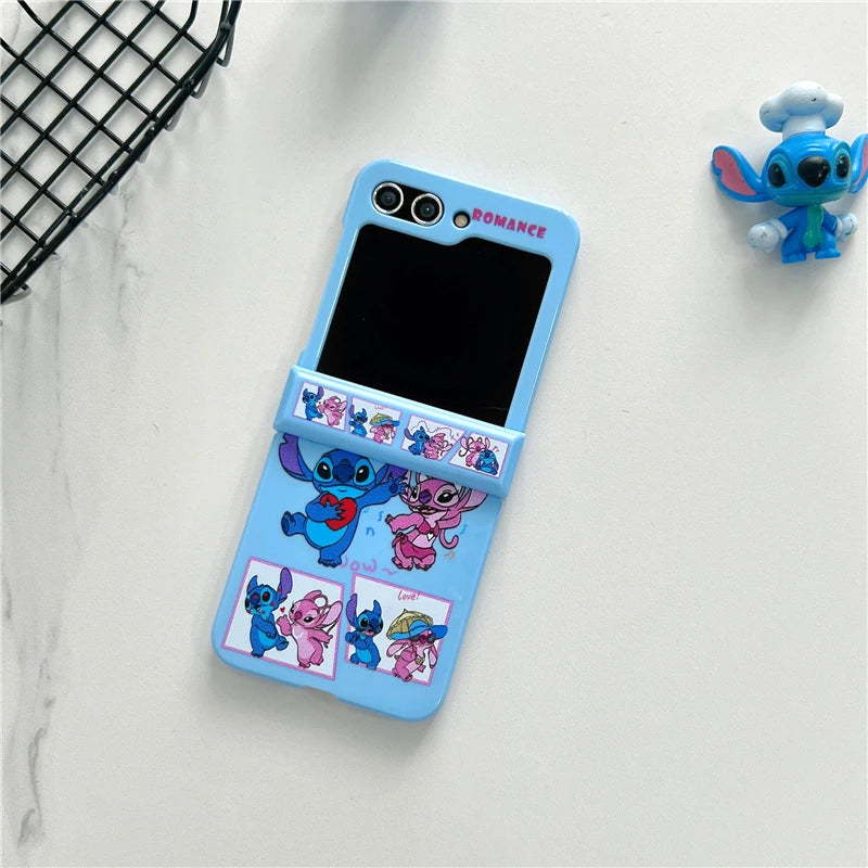 Husă cu desene animate Angel Stitch pentru seria Galaxy Z Flip 