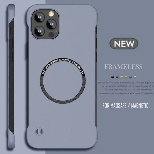 Sarung Magnet Tanpa Bingkai Ultra Nipis Untuk iPhone