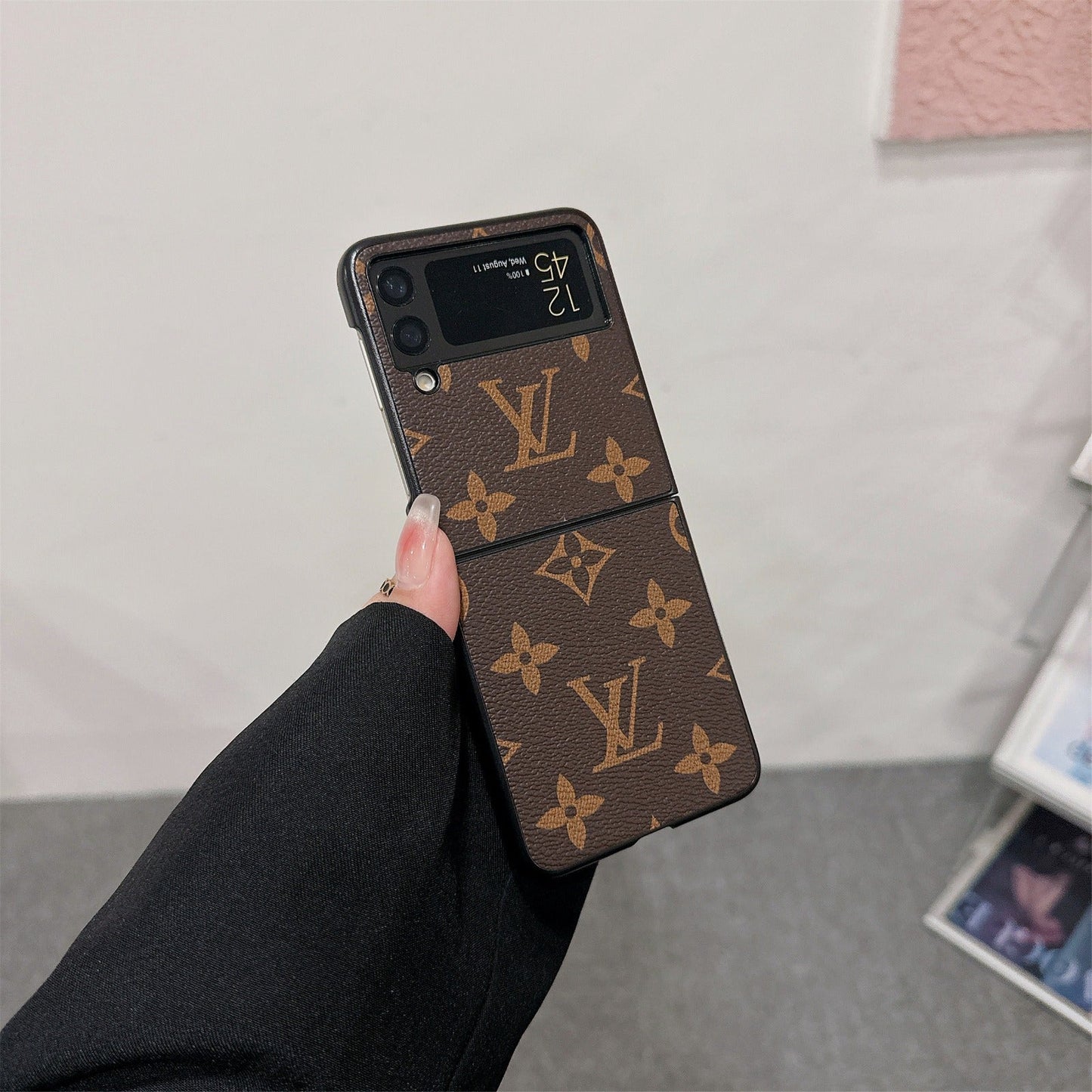 Premium LV Learher case for Z Flip Series