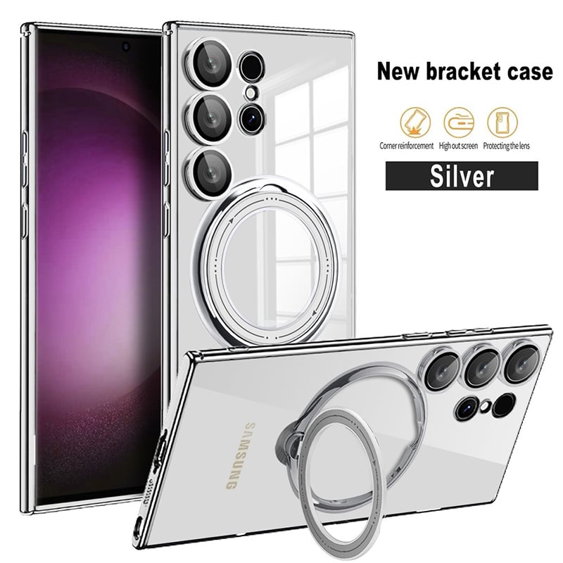 Samsung Transparent Magnetic Case with Invisible Stand