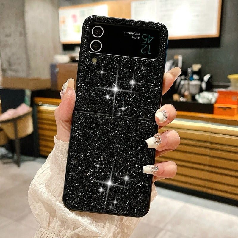 Sparkling Diamond Rhinestones Phone Case For Samsung Z Flip