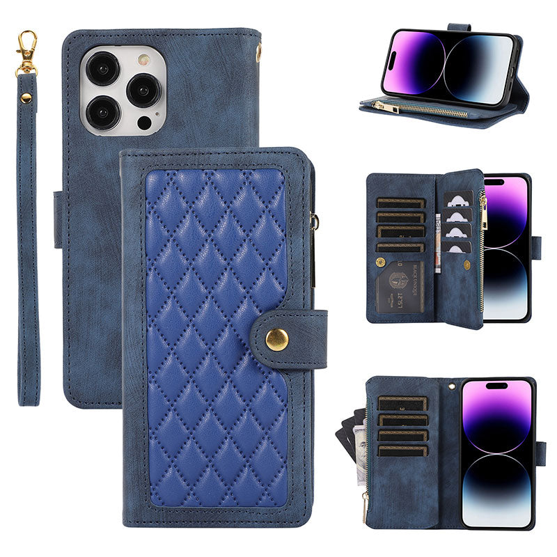 Multifunctional Flip Wallet Phone Case for iPhone