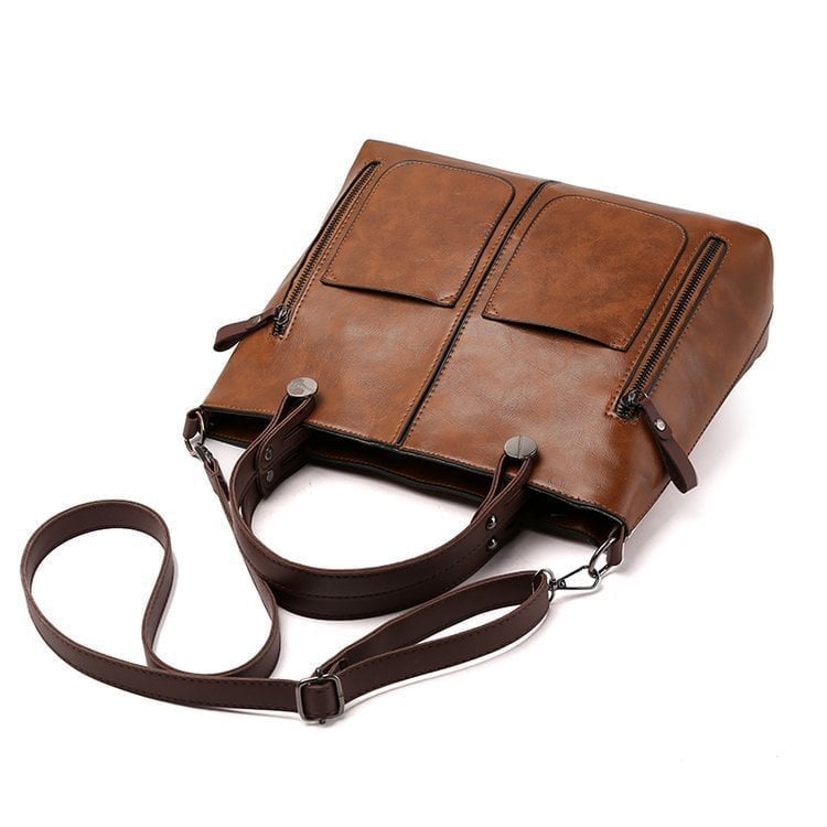 Women's Vintage Leather Shoulder Bag