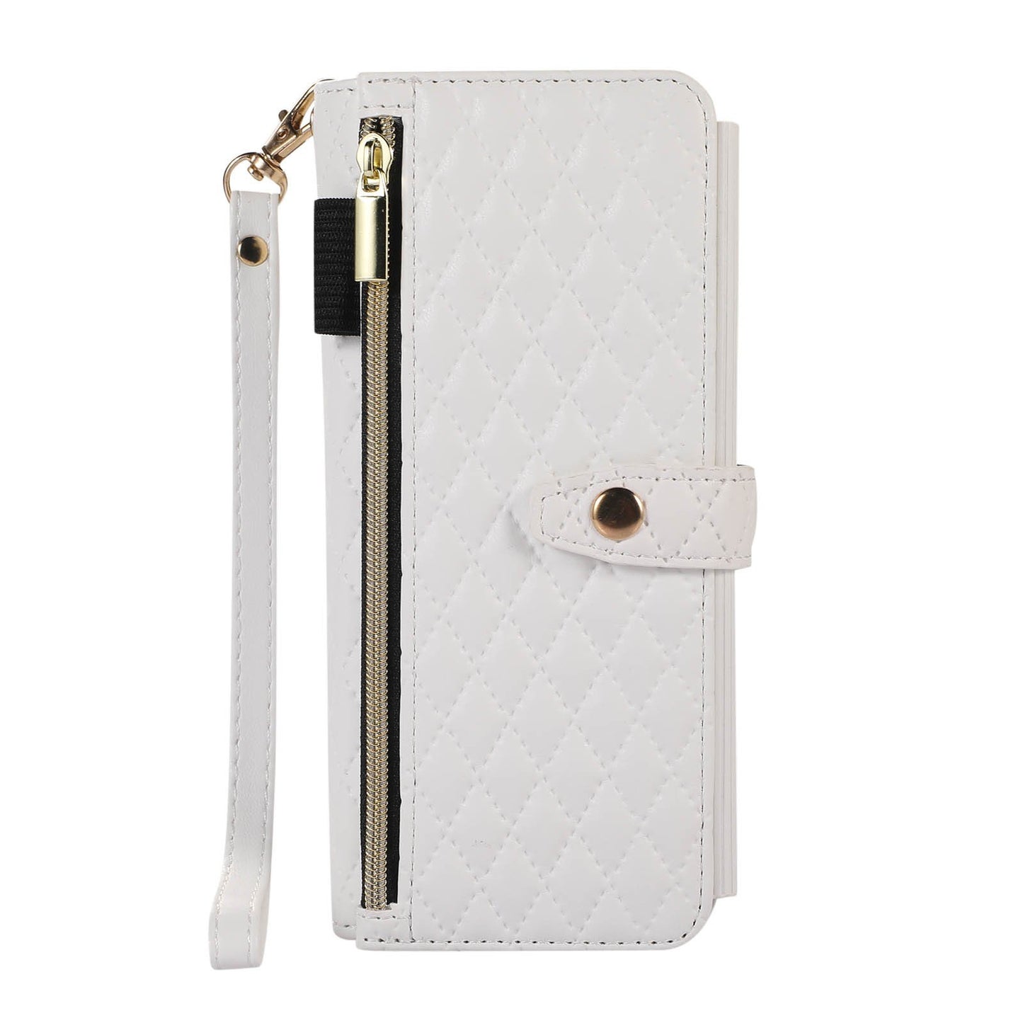 Lanyard Crossbody Rhombic Flip Wallet Case Untuk Samsung Galaxy Z Fold4 Fold3 5G