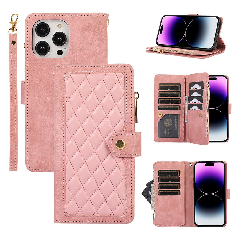 Multifunctional Flip Wallet Phone Case for iPhone