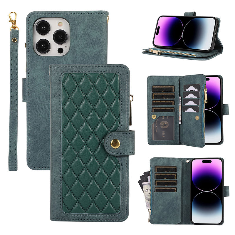 Multifunctional Flip Wallet Phone Case for iPhone