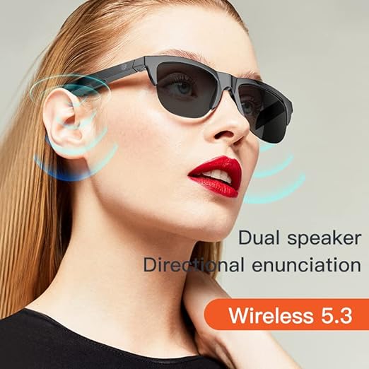 🎁Reducere - 2024 Upgrade ochelari de soare Bluetooth.