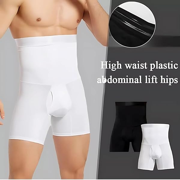 Men's high waist tummy shaving shorts