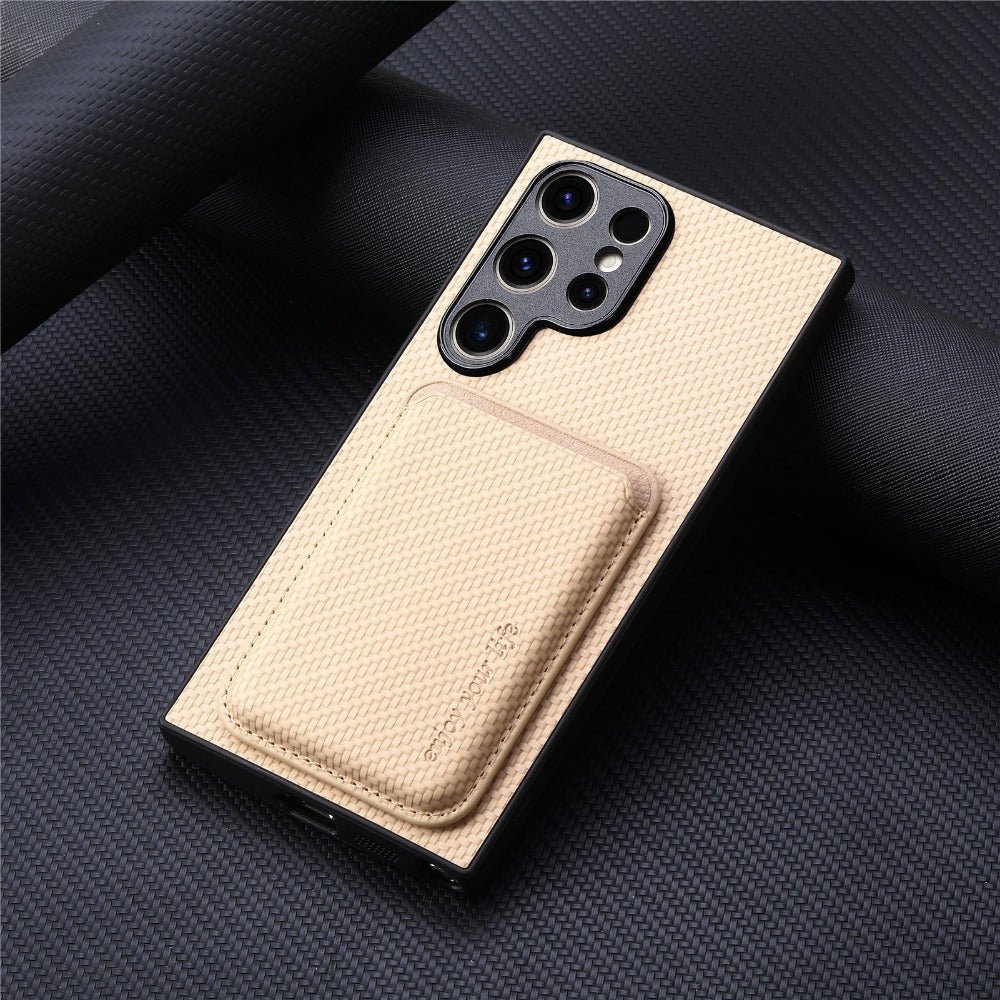 2 in 1 Card Holder Magnetic Phone Case For Samsung