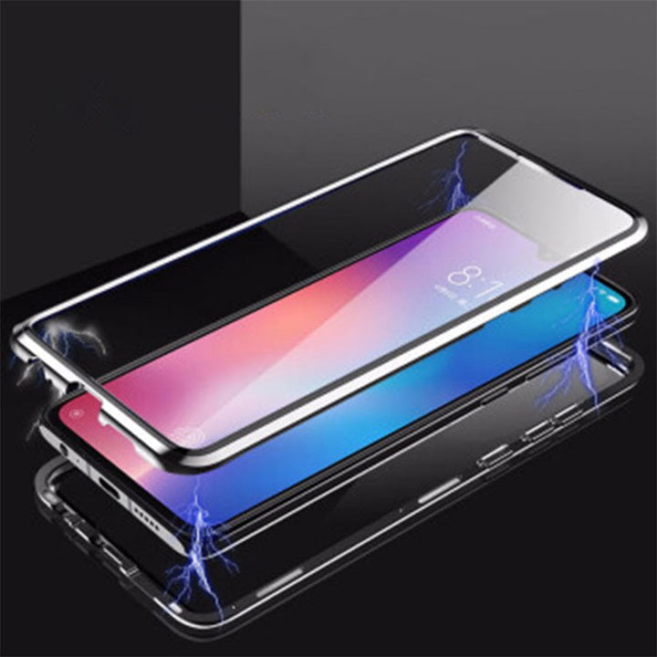 Magnetic Tempered Glass Double Sided Phone Case