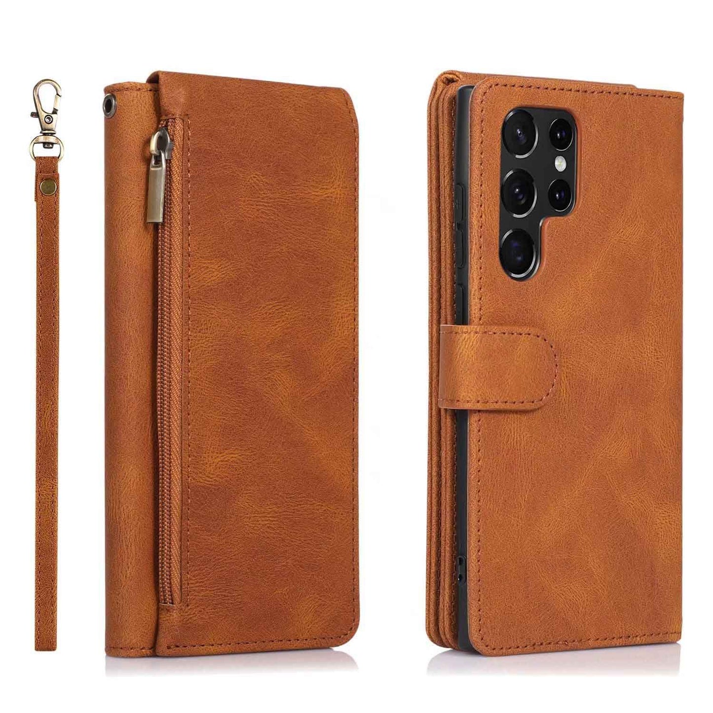 ⏰LAST DAY PROMOTION 50% OFF-2023 Lastest Luxury Leather Flip Wallet Phone Case For Samsung S23 Series