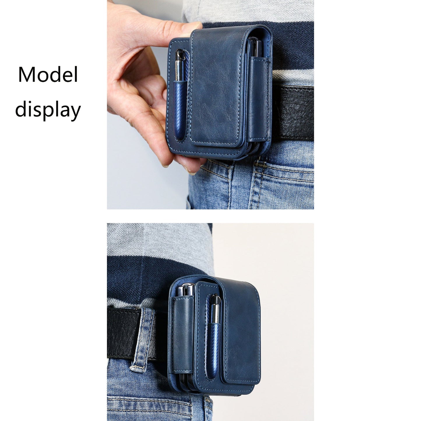 Suitable for Samsung Flip 3/4/5 Folding Screen Mobile Phone Belt Bag with Pen Slot