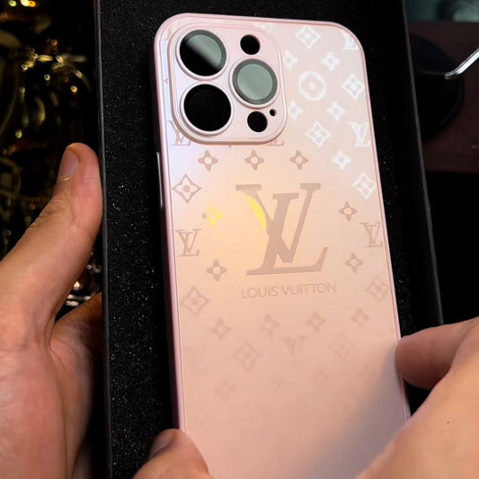LV tempered glass mobile phone case