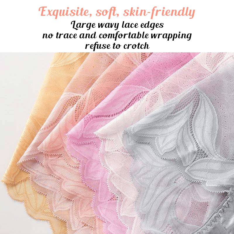 💝Hot Sale 💝-Ladies Silk Lace Handmade Underwear Pack ✨