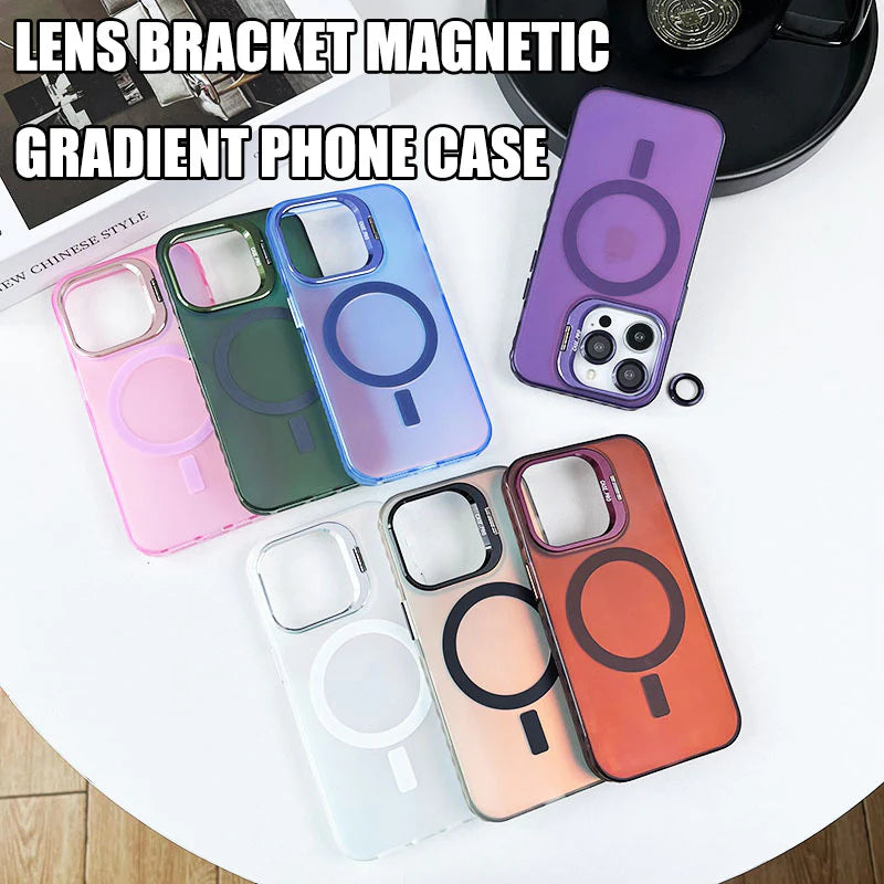 Suitable For iPhone 15/14/13 Series Magnetic Gradient Phone Case